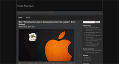 Desktop Screenshot of chazmangus.com